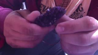 Lapidary Time Carving Amethyst cluster [upl. by Trixi517]