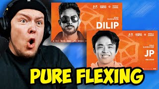 CHEZAME Reacts  Dilip 🇮🇳 amp JP 🇲🇾  GRAND BEATBOX BATTLE 2023 WORLD LEAGUE  Solo Elimination [upl. by Llenyr]