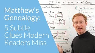 Matthews Genealogy 5 Subtle Clues Modern Readers Miss  Whiteboard Bible Study [upl. by Siurtemed]