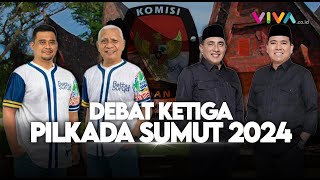 LIVE Debat Pamungkas Calon Gubernur dan Wakil Gubernur Sumatera Utara 2024 [upl. by Eliath]