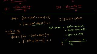 If t denotes the greatest integer function  then the value of int0 to 1 2x3x25x21dx [upl. by Liesa]