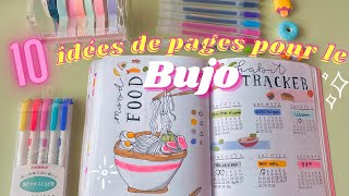 10 IDÉES de pages à mettre ABSOLUMENT dans son BULLET JOURNAL [upl. by Aicemaj]