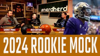 Way Too Early 2024 Rookie Mock Draft SFTEP  Round 1 [upl. by Halyhs441]