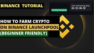 How To Farm Cryptocurrencies On Binance Launchpool [upl. by Eirovi]