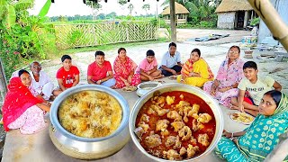 মটন বিরিয়ানি চিকেন কষা চাটনিদই মিষ্টি পরিবারের সবাইমিলে জমিয়ে রান্না আর খাওয়াmutton biriyani [upl. by Pepin]