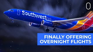 Welcome To The RedEye Southwest Schedules Its 1st Ever Overnight Flights [upl. by Jdavie]