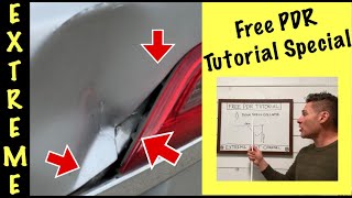 Free PDR Tutorial  PDR Dent Removal Training Special [upl. by Almallah]