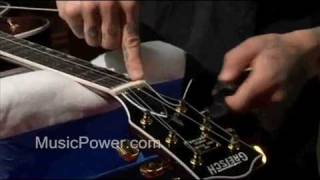 Gretsch Guitar Tech TipsRestringing A Bigsby Equipped Gretsch [upl. by Ylatan]