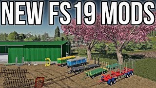 NEW JOHN DEERE LOGGING MOD  LOTS OF NEW amp UPDATED MODS FOR FS19 [upl. by Notsur]