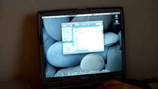 Hackintosh Dell Latitude D610 Running OS X Leopard 1056 [upl. by Thatch]