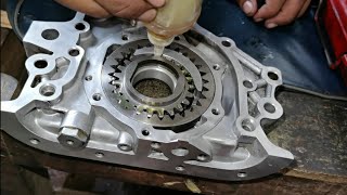 oil pump kits install Oil pump repair [upl. by Genie272]