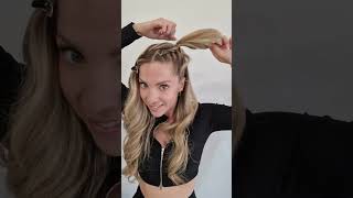 ⚽ COIFFURE PRATIQUE POUR LE SPORT  cheveux longs [upl. by Zita]