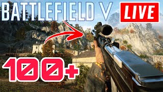 LIVE  Battlefield V Multiplayer 100 Selbstlader 1916 END 55 FOV amp 2080 Sensitivity Settings 2024 [upl. by Meean]