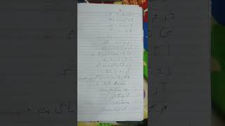 Urdu ki worksheetworksheet study [upl. by Enoek]