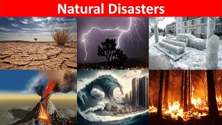 Natural Disasters Names। List of natural Disasters। Natural calamities name [upl. by Arehsat]