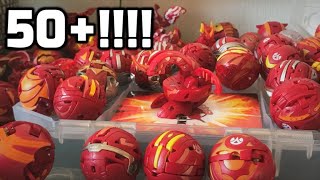 BIGGEST Bakugan Dragonoid Collection EVER 50 Dragonoids [upl. by Haldan66]