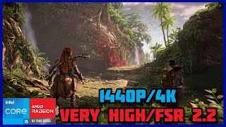 Horizon Forbidden West  i513600k  7800XT  32GB DDR4  Benchmark [upl. by Amis]