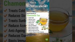 Health Benefits of Chamomile Tea [upl. by Banna]