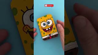 DIY BOB ESPONJA LIBRETA manualidades cortos bobesponja [upl. by Zsamot959]