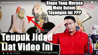 Diduga Ust Khalid Basalamah Dijadikan Wayang Dalam Video ini simak baik2 adeganya bikin tepuk jidad [upl. by Romanas]