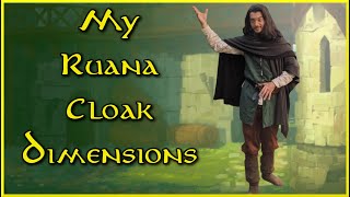 My Ruana Cloak Dimensions [upl. by Proctor]