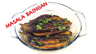 BAINGAN MASALA RECIPE  SPICY MASALA BAINGAN  STUFFED BRINJAL MASALA CURRY  STUFFED BAINGAN [upl. by Wendell]