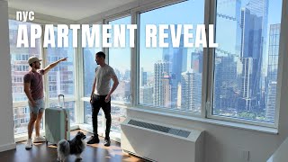 NYC Apartment Tour  Reveal Packing amp Moving to a NYC Apartment  Life in NYC [upl. by Sandon]