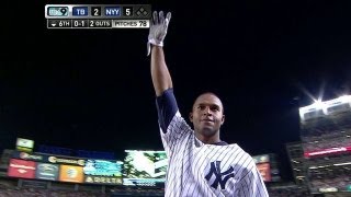 TBNYY Almonte pads lead with first career home run [upl. by Alekal]