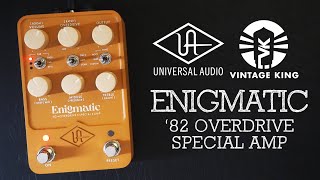 Universal Audio UAFX Enigmatic 82 Overdrive Special Amp [upl. by Uyekawa]