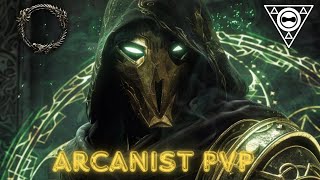 ESO Arcanist PVP Gameplay [upl. by Rehoptsirhc]