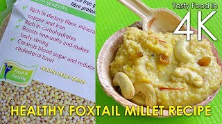 Millet Kheer  Healthy Nutrients rich Recipe  4K [upl. by Nireves]