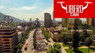 Marcha de los apoderados de colegios subvencionados en la Alameda en contra de la reforma [upl. by Pettiford]