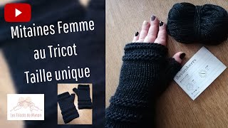 Mitaines Femme au tricot [upl. by Profant]