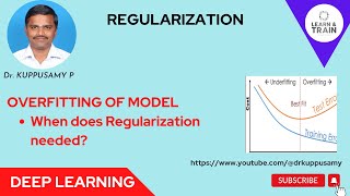 74 Need of Regularization to Avoid Overfitting in DL and ML Models [upl. by Aryamoy294]