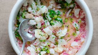 Recette  Ceviche de poisson [upl. by Gaile237]