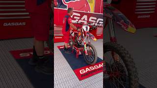 Warming up Jorge Prado’s GasGas Factory Racing MXGP bike Lommel 2024 prado gasgas mxgp mx [upl. by Artened609]