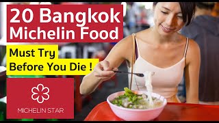 20 Bangkok Michelin Street Food 2023 – Must try before you die [upl. by Enileuqaj]