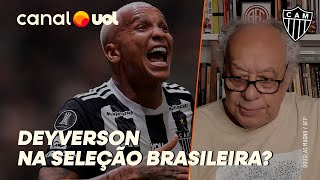 DEYVERSON NA SELEÇÃO EU COLOCARIA EM ALGUNS JOGOS PARA VER O QUE ACONTECE DISPARA TRAJANO [upl. by Aleekahs135]