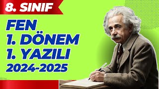 8 Sınıf Fen Bilimleri 1Dönem 1Yazılı 20242025 [upl. by Norven]