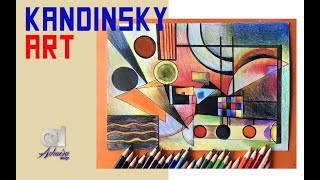 Wassily Kandinsky Abstract Art  How To Paint Like Wassily Kandinsky [upl. by Suedama]