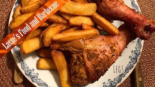 Chicken legs on the bucket grill Citric acid seasoning test [upl. by Anas313]