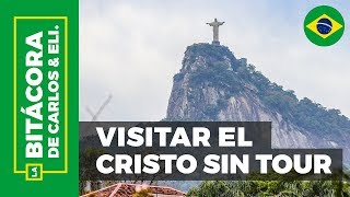 Cómo visitar el Cristo Redentor sin tour 👉 Qué hacer en Rio de Janeiro 1 [upl. by Ahcsas]