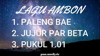 LAGU AMBON  PALENG BAE JUJUR PAR BETA PUKUL 101 [upl. by Rich768]