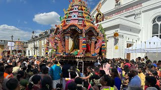 Tamil Mahotsava Chariot Festival in Ealing London [upl. by Dincolo]