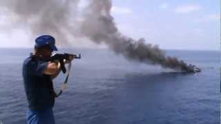 Somali Pirates VS Ships Private Security Guards [upl. by Ormond]