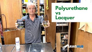 Polyurethane vs Lacquer  Which Stain and Finish Do You Need for Your Woodworking Project [upl. by Aneer]