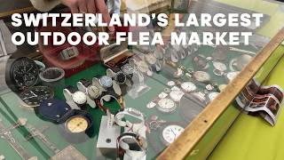 Vintage Watches and Tools at Switzerlands Largest Flea Market [upl. by Hardej558]