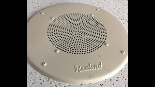 Rauland ACC1400 Speaker From OfferUp amp Vintage Speaker [upl. by Siva]