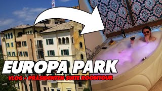 EUROPAPARK  Übernachten in der VIPPräsidentensuite Roma 😍 Vlog  Roomtour [upl. by Gwendolyn]