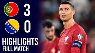 Portugal vs Bosnia Herzegowina 30  EURO 2024 Qualification  Highlights amp All Goals [upl. by Ail]